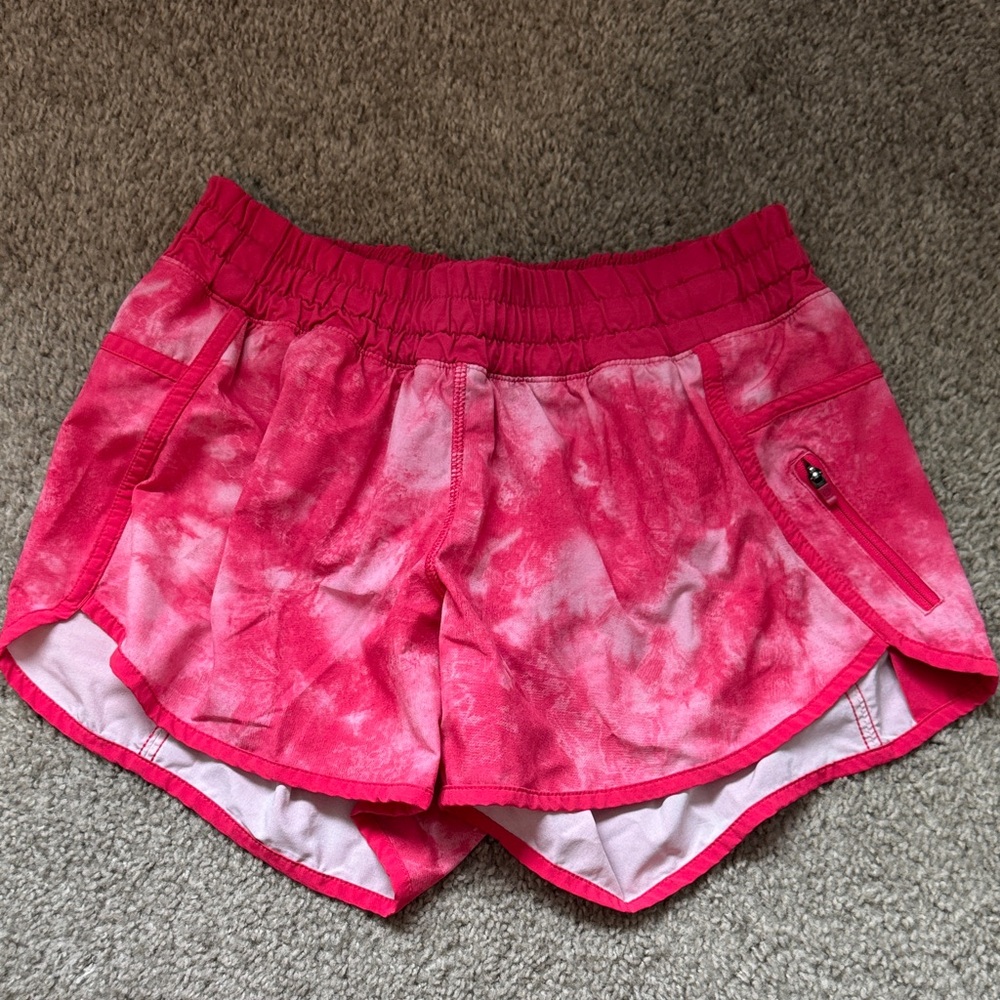 Women's Pink Tie-Dye Shorts